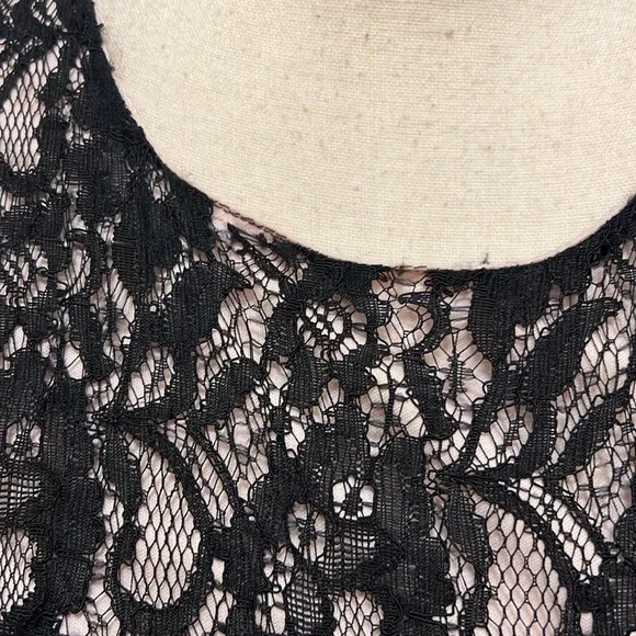 Taylor Black Lace Dress, Size 8 - Picture 4 of 17
